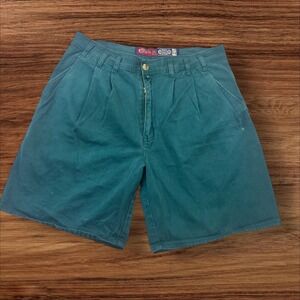 Vintage Point Zero‎ Pleated Shorts Mens 36 Waist Casual Comfortable Loose Fit